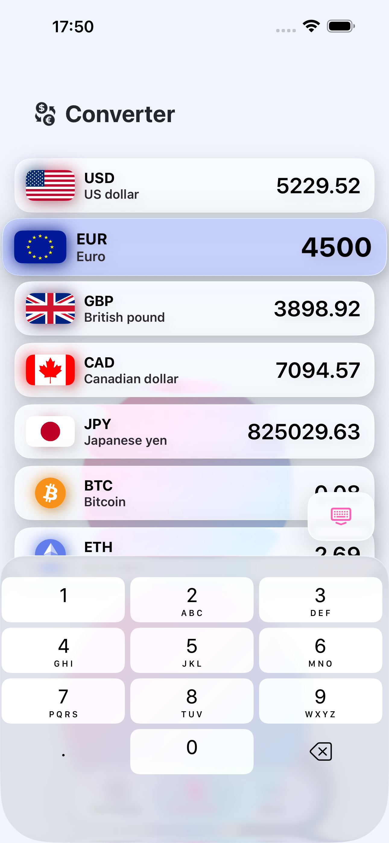 Smart Currency Converter App Screenshot 2